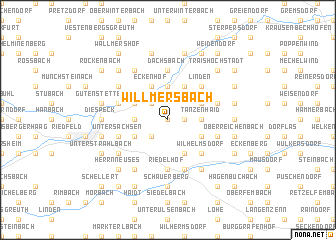 map of Willmersbach
