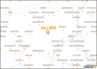 map of Willofs