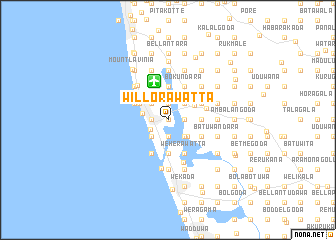 map of Willorawatta