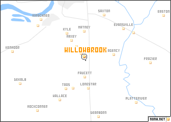 map of Willow Brook