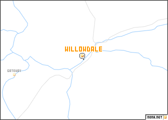 map of Willowdale