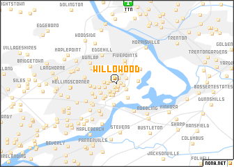 map of Will O Wood