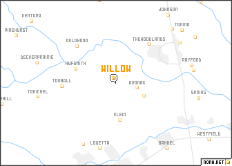 map of Willow