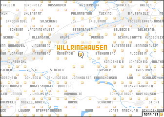 map of Willringhausen