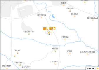 map of Wilmer