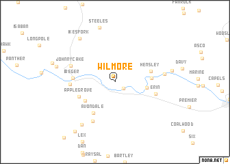 map of Wilmore