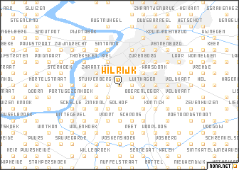 map of Wilrijk