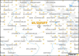 map of Wilsdruff