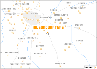 map of Wilson Quarters