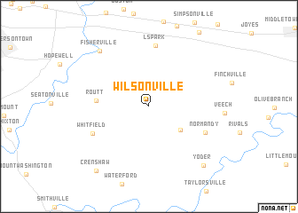 map of Wilsonville