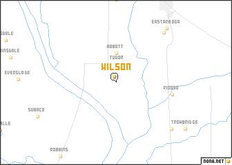 map of Wilson