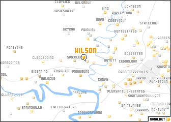 map of Wilson