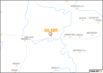 map of Wilson