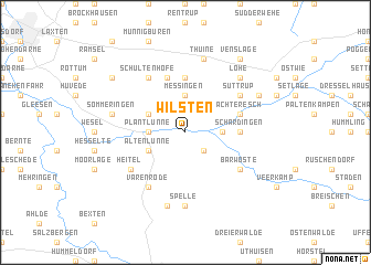 map of Wilsten