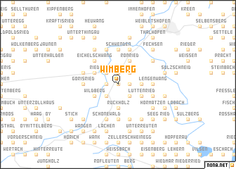 map of Wimberg