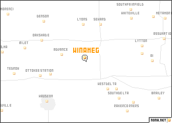 map of Winameg