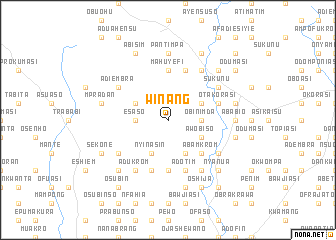 map of Winang