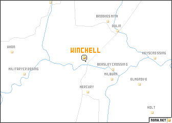 map of Winchell