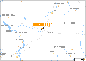 map of Winchester