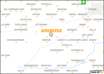 map of Windberge