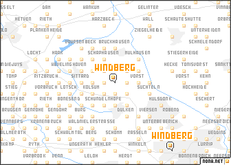 map of Windberg