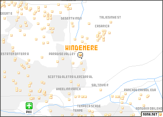 map of Windemere