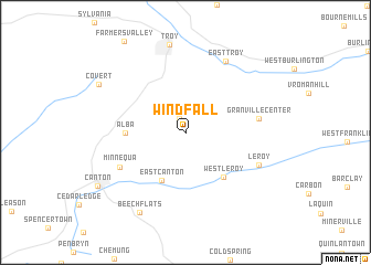 map of Windfall