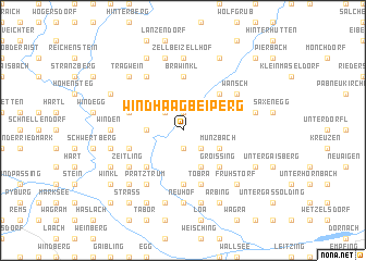 map of Windhaag bei Perg