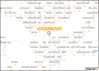 map of Windshausen