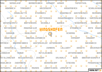 map of Windshofen