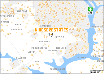 map of Windsor Estates