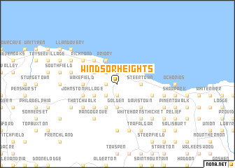 map of Windsor Heights