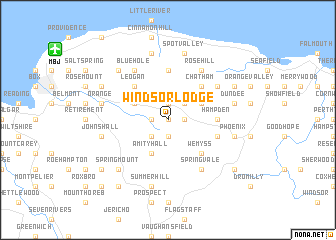 map of Windsor Lodge