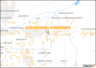 map of Windsor Mobile Home Park