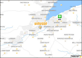 map of Windsor