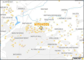 map of Windwood