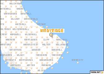 map of Windy Ridge