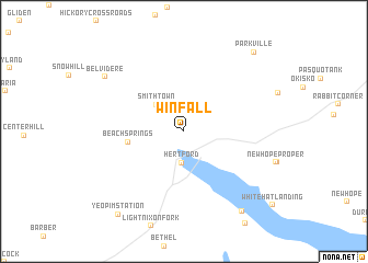 map of Winfall