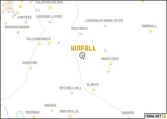 map of Winfall