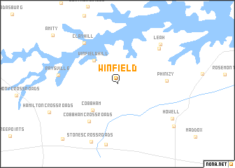 map of Winfield