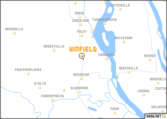 map of Winfield