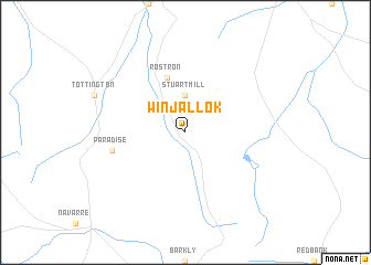 map of Winjallok