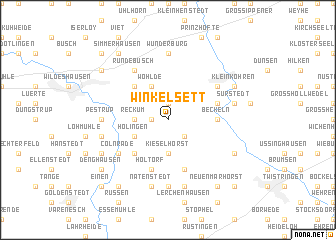 map of Winkelsett