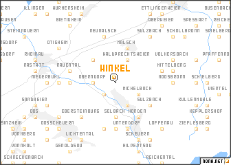 map of Winkel