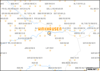 map of Winkhausen