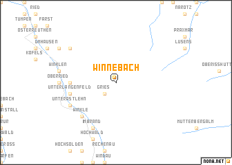 map of Winnebach