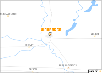 map of Winnebago