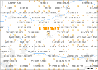 map of Winnenden