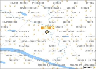 map of Winnica