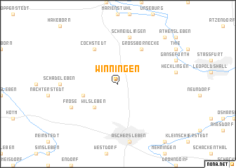 map of Winningen